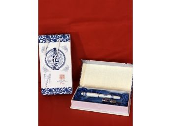 Blue And White Asain Porcelain Pen And Mail Opener