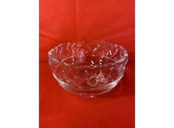 Small Tiffany & Co. Small Glass Bowl Hearts