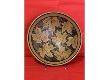 Fall Leaves Stoneware Bowl By MN