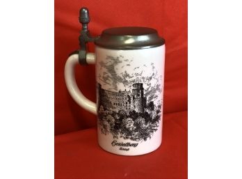 Kaiser Prorcelain And Pewter Beer Stein