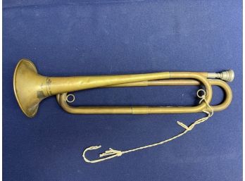 Vintage S Regulation Brass Bugle