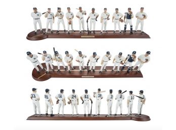 1998 New York Yankees Team Figurine Display (10 Players)