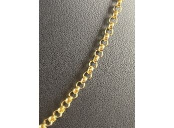 14K Yellow Gold Large Loop Chain 16'