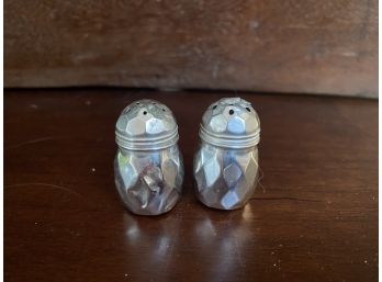 Sterling Silver Mini Salt And Pepper Shakers