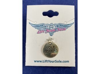 Sole Sisters, Lift Your Sole, Sterling Silver Pendant