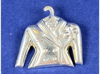 Sterling Silver Pin Brooch  Fashion, Made In Mexico