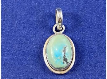 Sterling SIlver Turquoise Pendant
