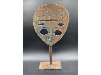 Metal Mask Art Piece