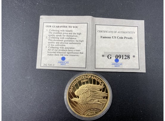 American Mint 1933 Gold Double Eagle Proof