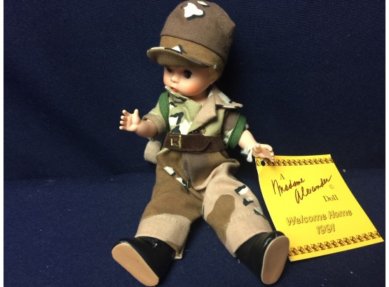 Madame Alexander Doll - Welcome Home - 1991. A Doll Representing Military Return From Combat