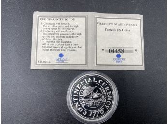 American Mint Continental Dollar - Replica