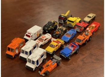 Lot Of 17 Vintage Hot Wheels Cars & Trucks 1981-1990