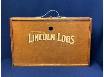 Vintage Lincoln Log Set