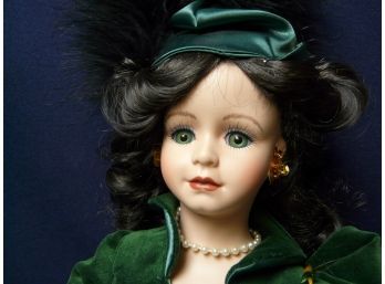 Scarlett Is A Collectible Porcelain Doll By Seymour Mann - Inspired By The Iconic Scarlett O'Hara