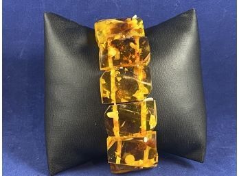 Large Chunky Sad Amber Bracelet In Need Of Love!