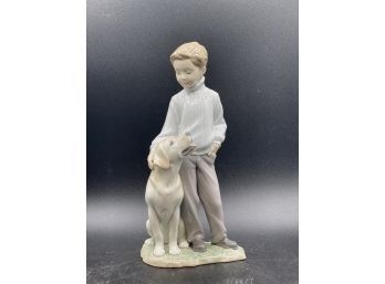 Lladro Figurine, Lladro My Loyal Friend 6902 , Retail $435
