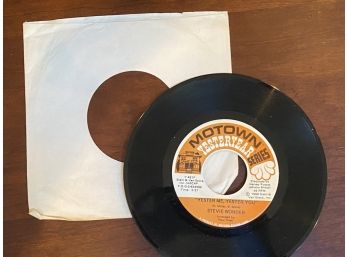 1971 Stevie Wonder, My Cherie Amour, Yester Me, Yester You, 45 RPM, 7' Vinyl