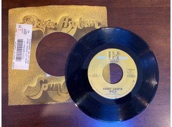 1972 Harry Chapin, Taxi, WOLD, 45 RPM, 7' Vinyl
