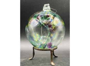 Stunning Large Tree Of Enchantment Glass Ball Ornament
