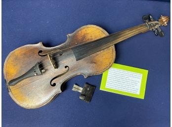 1793 Paris French Luthier Gardel Violin, ANTIQUE See Write-up For History