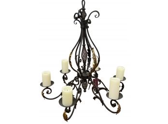 Lillian August Gold And Iron Candelabra, New With Tags Retails $1,495