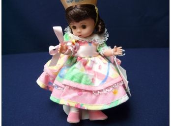 Madame Alexander Doll, 'Happy Birthday' Addorable Doll All Dressed Up For Her Party