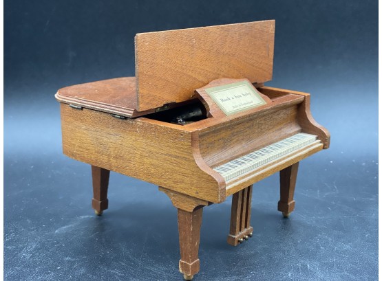 Vintage Thorens Grand Piano Music Box ,made In Switzerland, Rock A Bye Baby