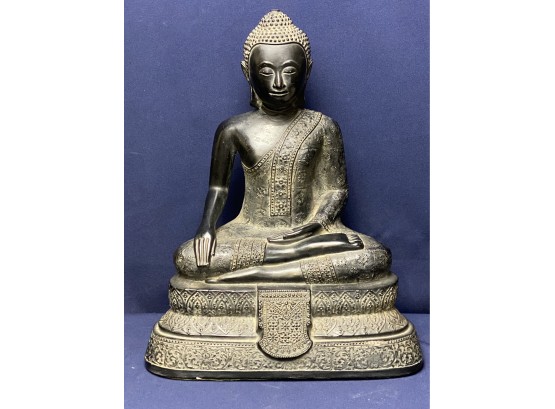 1950s Chalkware Ceramic Esco Products Buddha Statue, Siddhartha Gautama