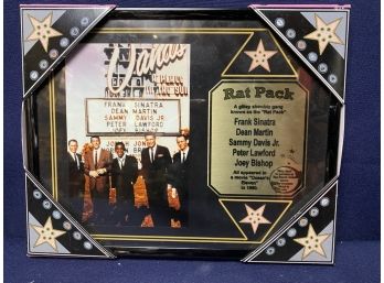 Rat Pack Celebrity Frame In Original Box