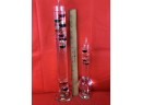Pair Of Thuringer Glaskunst Galileo Thermometer