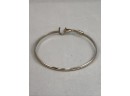 Sterling Silver Horsehoe Clasp Bracelet