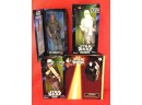 Star Wars Collector Dolls Han Solo, Luke Skywalker, Queen Amidala, Snow Trooper