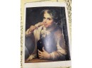 Antique Oil On Canvas Copy Of Murillo, A Young Man Drinking
