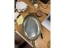 Vintage Oval Copper Pan