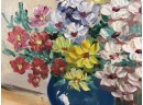 Charming And Colorful Spring Bouquet Oil On Canvas