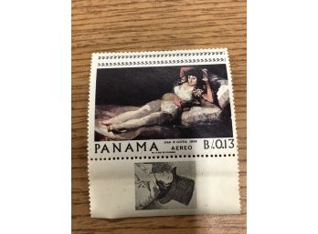 Panama Stamp - 1746 F. 1828 AEREO Goya Painting, Not Cancelled