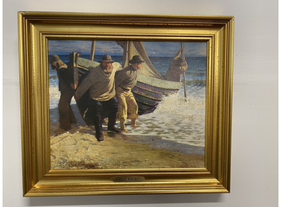 Oscar Bjorck, Reproduction On Canvas Skagen Museum