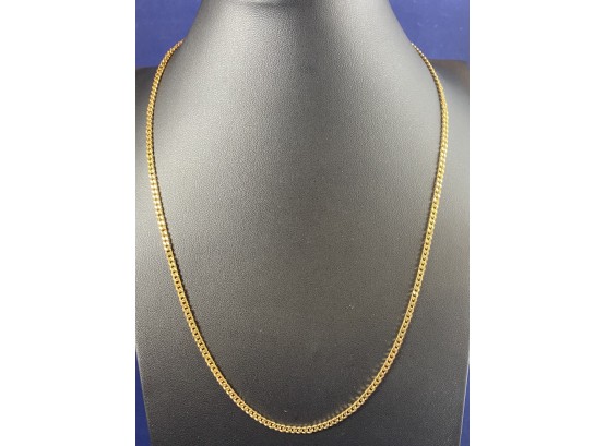 18K Yellow Gold 3mm Chain Necklace, 20.5'