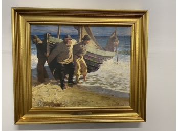 Oscar Bjorck, Reproduction On Canvas Skagen Museum