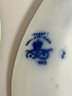 Antique Blue Porcelain Lot - Villeroy And Boch Meissen Blue Poppy Pitcher, Grindley Beaufort Platters
