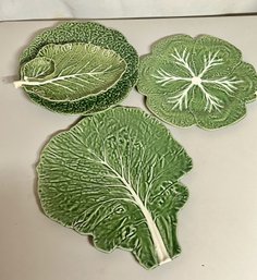 Romaine Lettuce Plates Platters - Made In Portugal