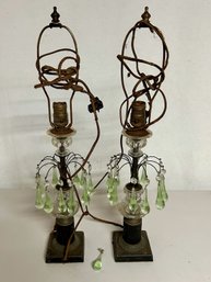 Antique 1920s Chandelier Style Lamps