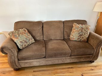 Couch Sofa - Matching Love Seat In Auction
