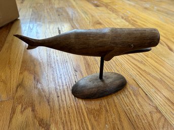 Vintage Wood Whale