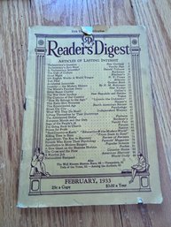 1933 Reader's Digest