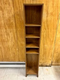 Skinny Wood Storage Cabinet