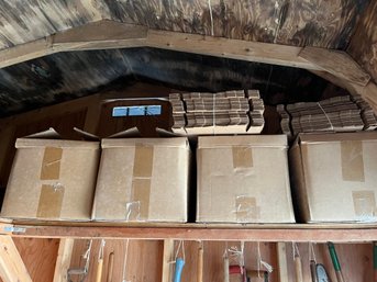 Massive Lot Of Shipping Boxes