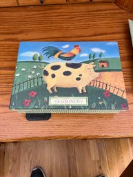 Farm Pig Themed Stationary Set
