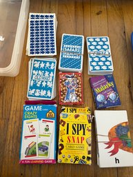 Lot Of Children's Card Games