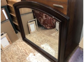 Large Heavy Wood Mirror For Dress Or Wall